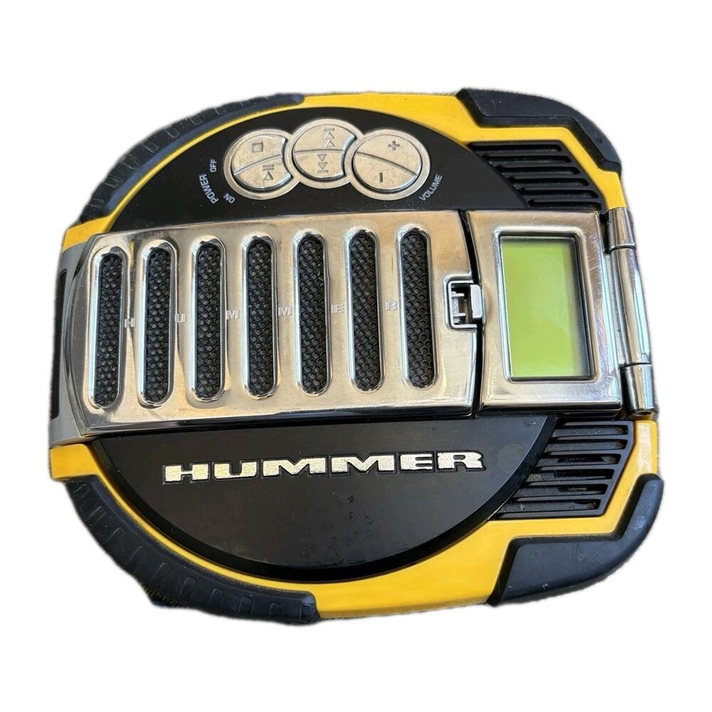 Hummer X Player Personal Portable CD player AM FM Radio Conair GMC